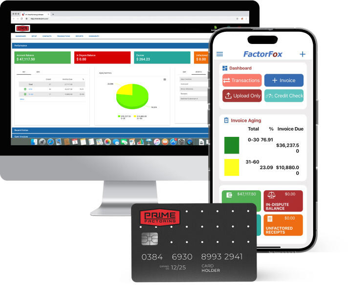 Prime Factoring FactorFox application and credit card